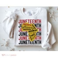 Juneteeth Pride Freedom Black History Sweatshirt thumb 2
