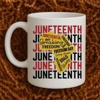 Juneteeth Pride Freedom Black History Coffee Mug thumb 2