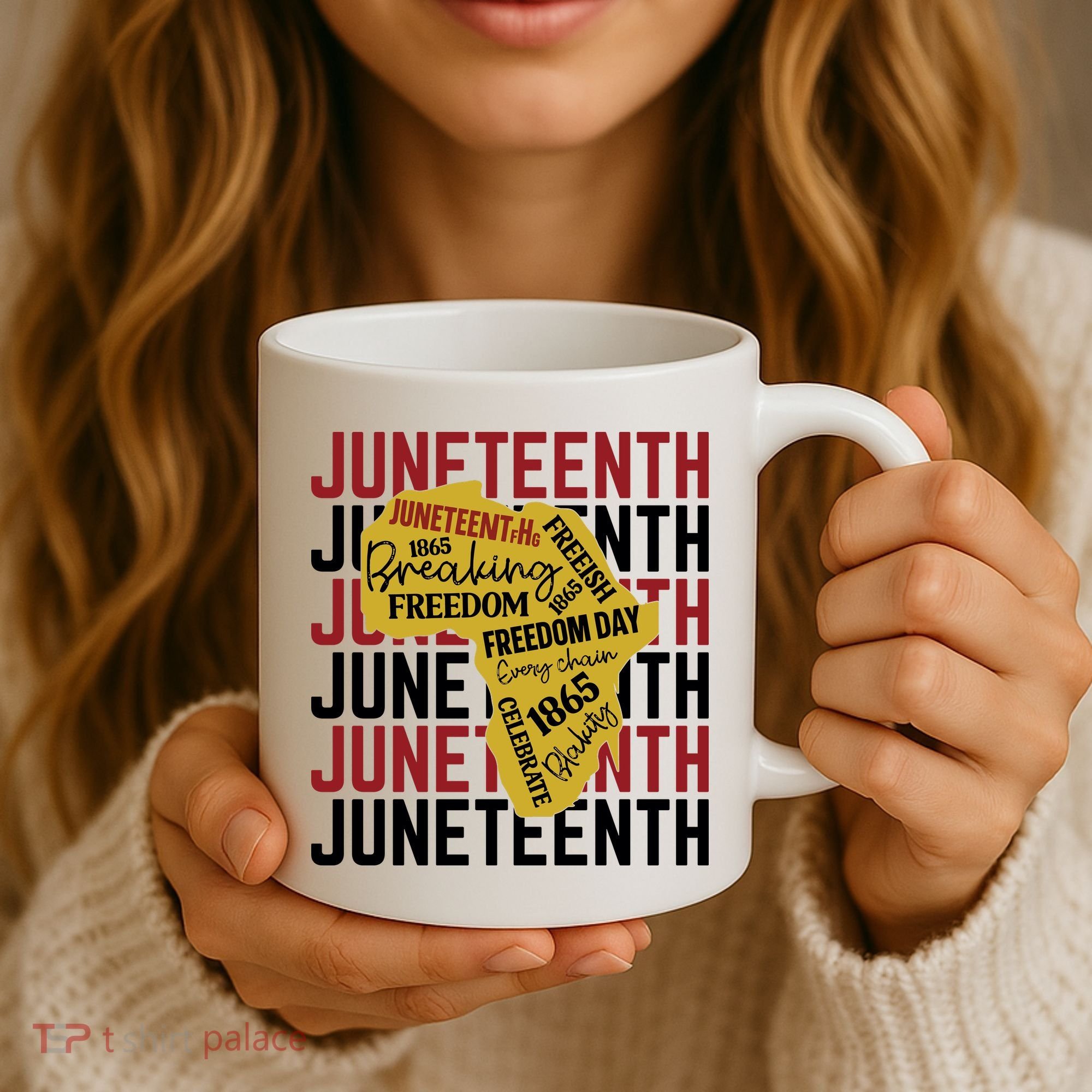 Juneteeth Pride Freedom Black History Coffee Mug
