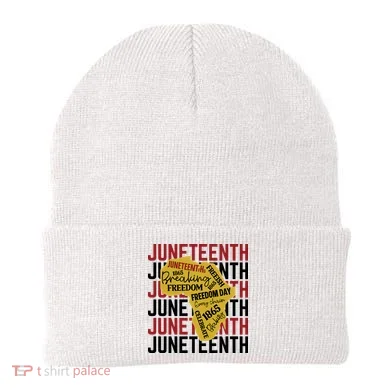 Juneteenth Pride Freedom Black History Beanie