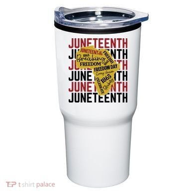 Juneteeth Pride Freedom Black History Tumbler