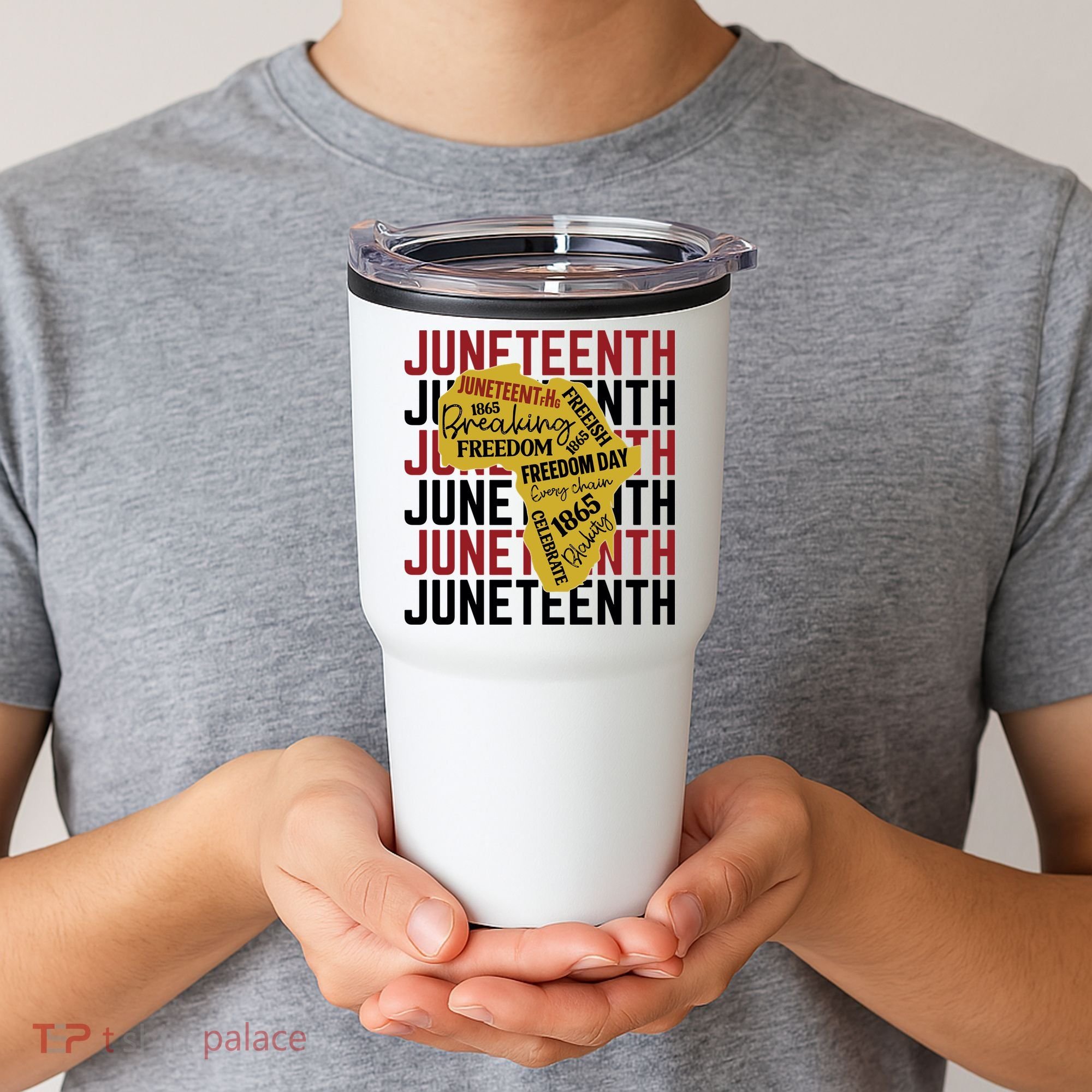 Juneteeth Pride Freedom Black History Tumbler