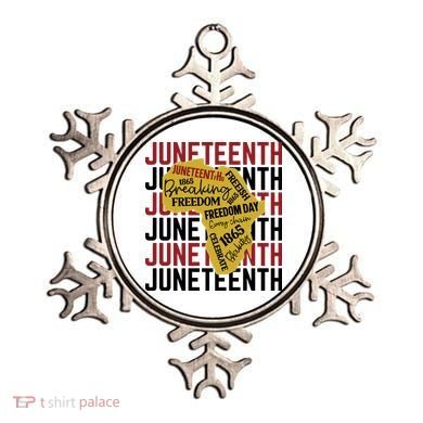 Juneteeth Pride Freedom Black History Ornament
