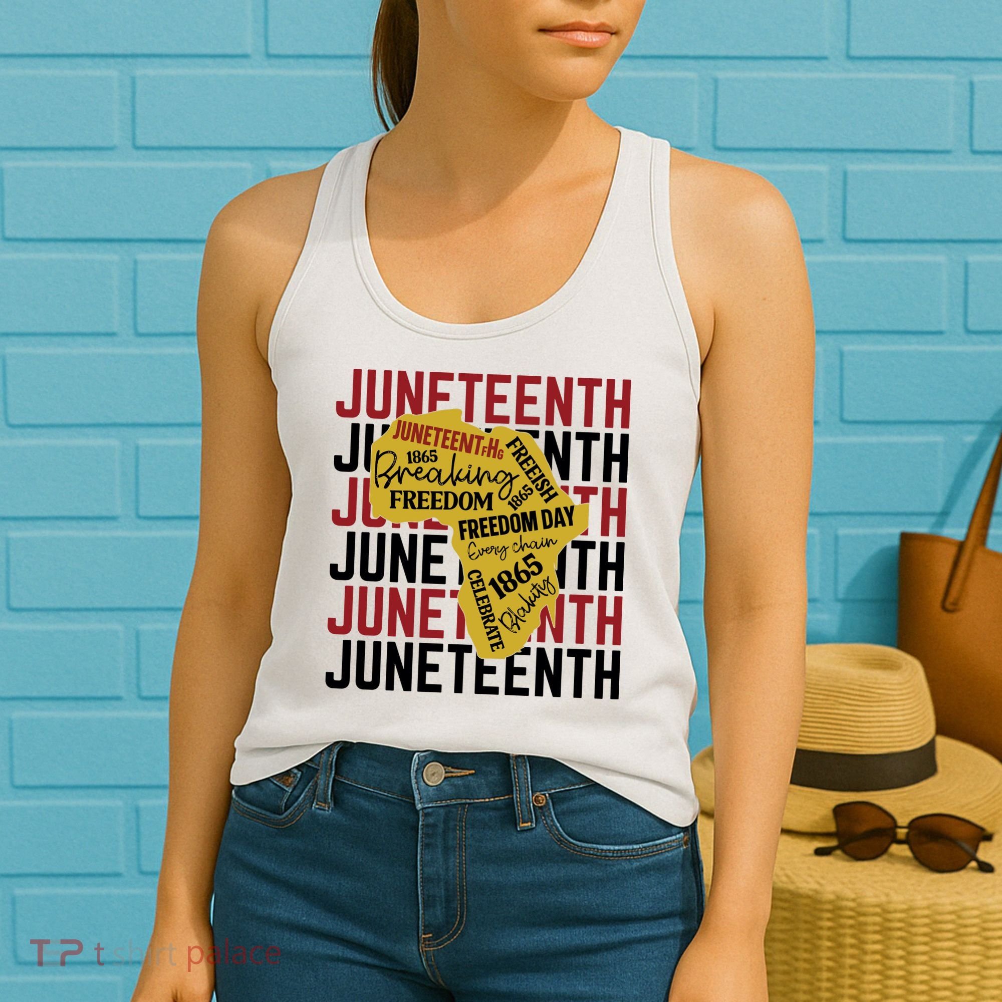 Juneteeth Pride Freedom Black History Women's Tank Top