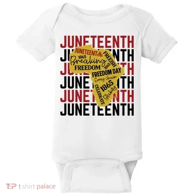 Juneteenth Pride Freedom Black History Baby Bodysuit