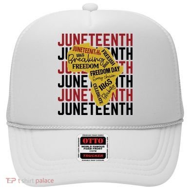Juneteeth Pride Freedom Black History Hat