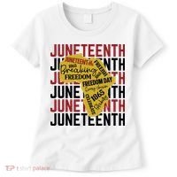 Juneteenth Pride Freedom Black History Women's T-Shirt thumb 0
