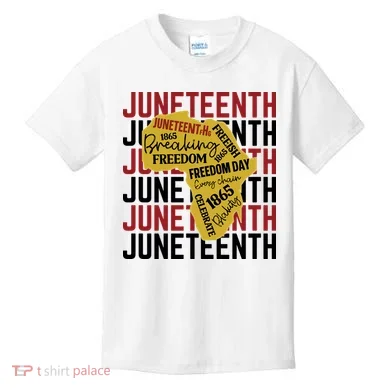 Juneteenth Pride Freedom Black History Kids T-Shirt