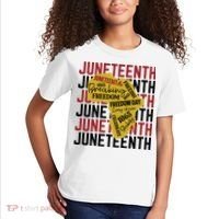 Juneteeth Pride Freedom Black History Kids T-Shirt thumb 2