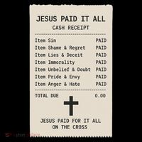 Jesus Paid For It All Jesus Receipt Coffee Mug thumb 5