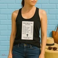 Jesus Paid For It All Jesus Receipt Women's Tank Top thumb 2