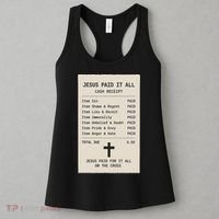 Jesus Paid For It All Jesus Receipt Women's Tank Top thumb 3