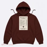 Jesus Paid For It All Jesus Receipt Hoodie thumb 0