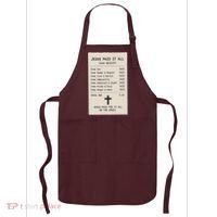 Jesus Paid For It All Jesus Receipt Apron thumb 0
