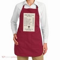 Jesus Paid For It All Jesus Receipt Apron thumb 2