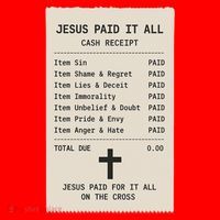 Jesus Paid For It All Jesus Receipt Santa Hat thumb 1