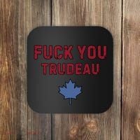 Jerry Power Fuck You Trudeau Coaster thumb 0