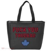 Jerry Power Fuck You Trudeau Tote Bag thumb 0