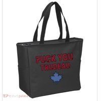 Jerry Power Fuck You Trudeau Tote Bag thumb 2