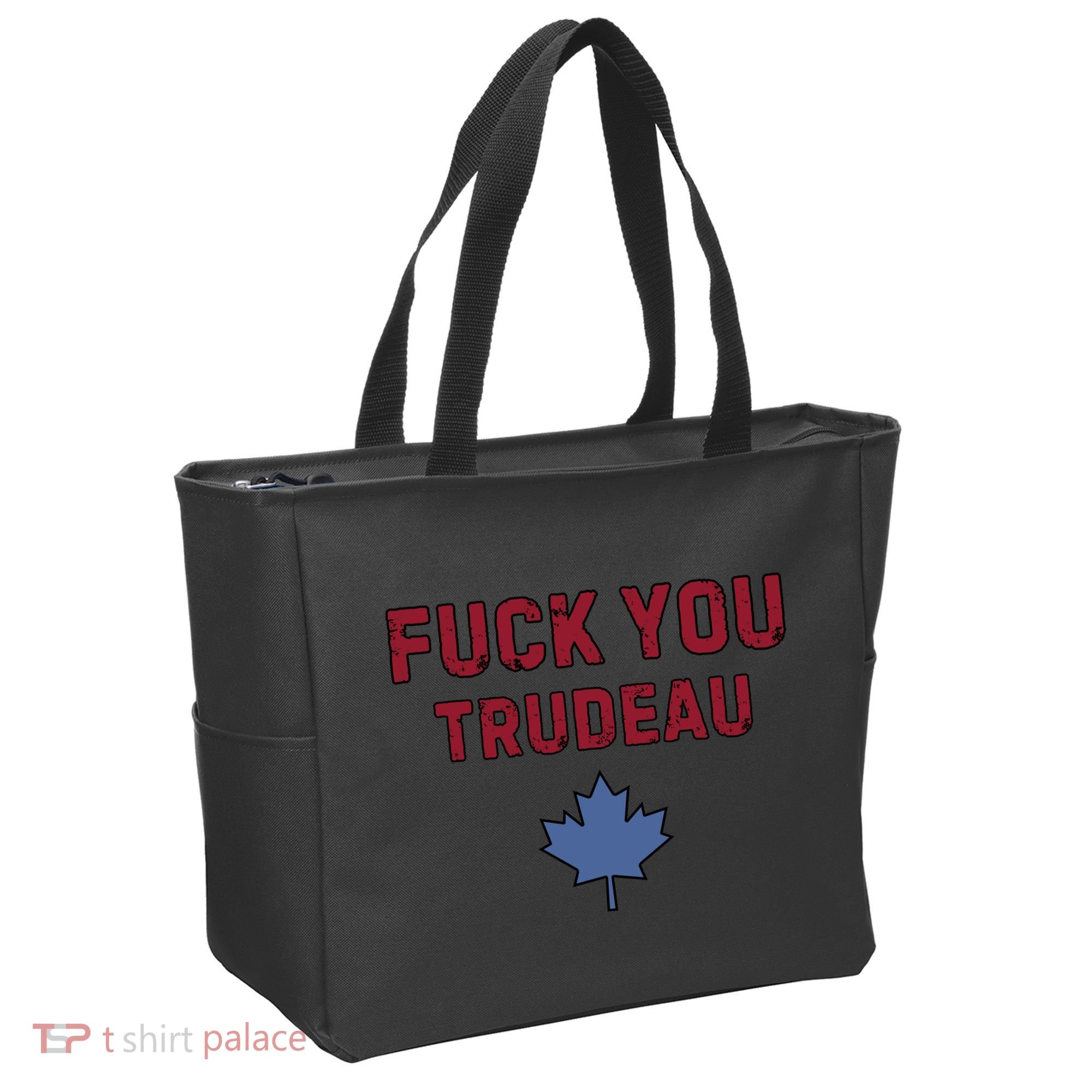 Jerry Power Fuck You Trudeau Tote Bag
