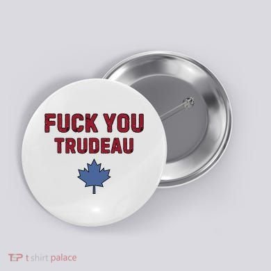Jerry Power Fuck You Trudeau Button
