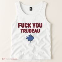 Jerry Power Fuck You Trudeau Tank Top thumb 2