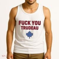 Jerry Power Fuck You Trudeau Tank Top thumb 3