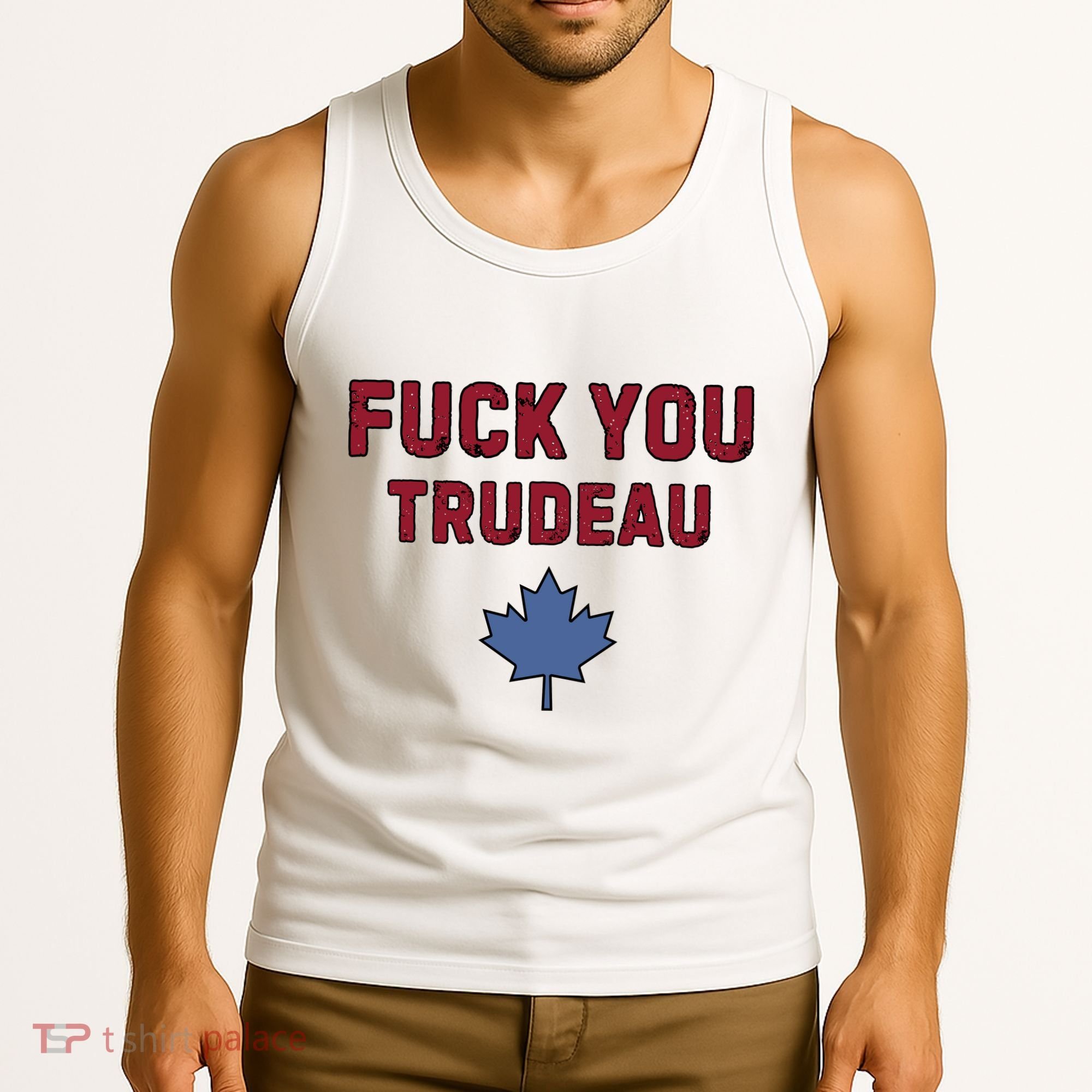 Jerry Power Fuck You Trudeau Tank Top