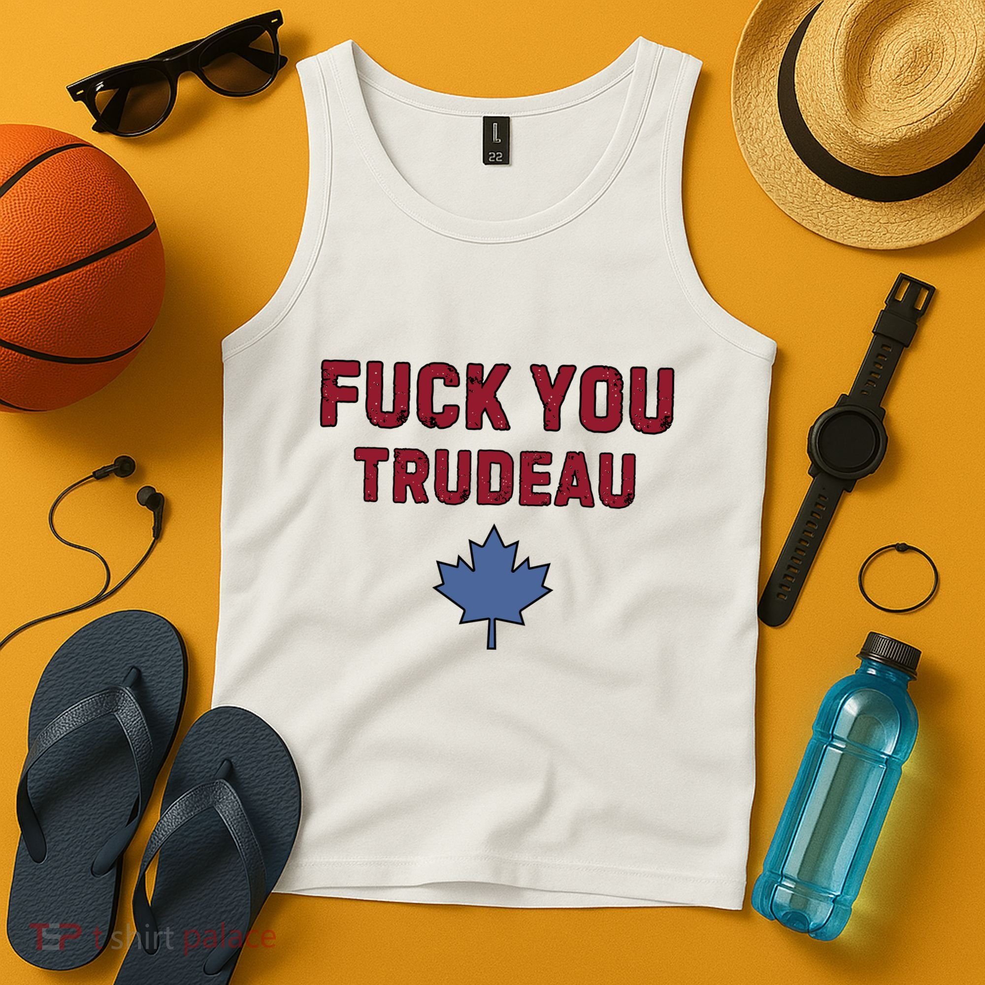 Jerry Power Fuck You Trudeau Tank Top