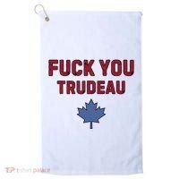 Jerry Power Fuck You Trudeau Golf Towel thumb 0