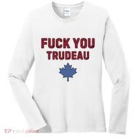 Jerry Power Fuck You Trudeau Women's Long Sleeve Shirt thumb 0