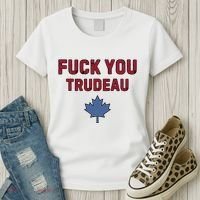 Jerry Power Fuck You Trudeau Women's T-Shirt thumb 3