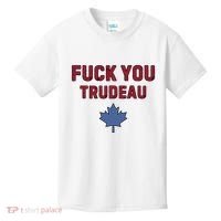 Jerry Power Fuck You Trudeau Kids T-Shirt thumb 0