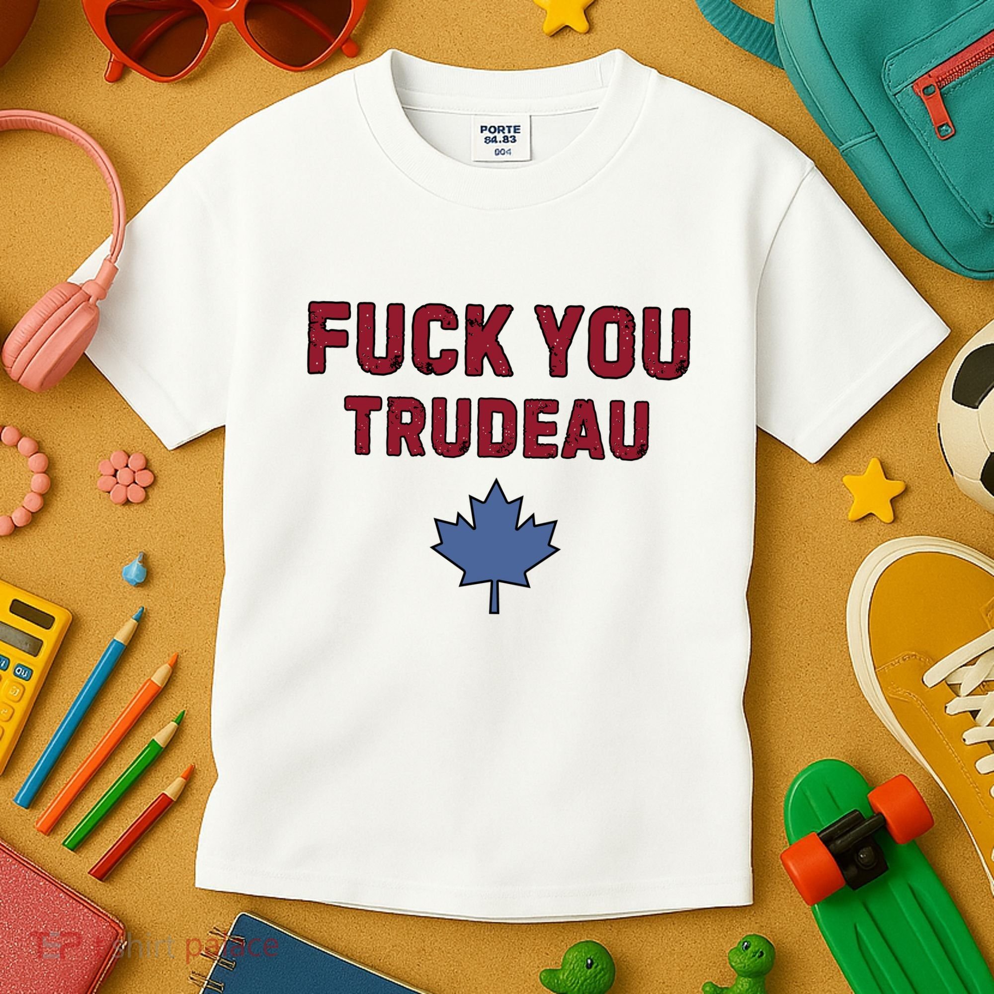 Jerry Power Fuck You Trudeau Kids T-Shirt