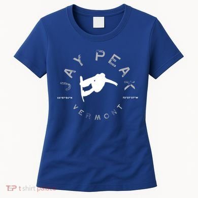 Jay Peak Graphic Vintage Snowboarding Gift Gift Women's T-Shirt