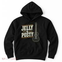 Jelly & Posty Guitar Music Hoodie thumb 0