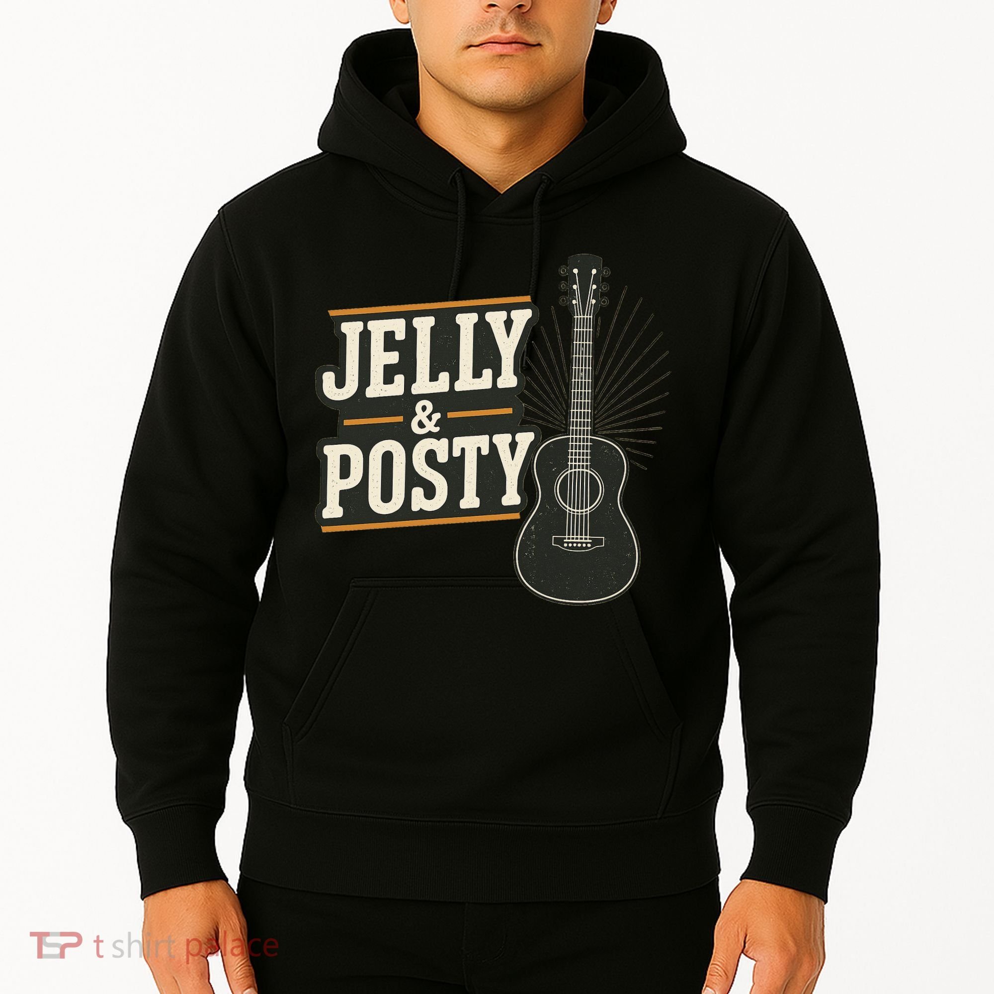 Jelly & Posty Guitar Music Hoodie
