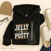 Jelly & Posty Guitar Music Hoodie thumb 4