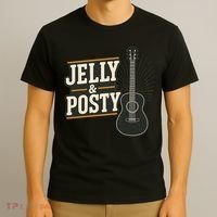 Jelly & Posty Guitar Music T-Shirt thumb 3