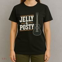 Jelly & Posty Guitar Music T-Shirt thumb 4