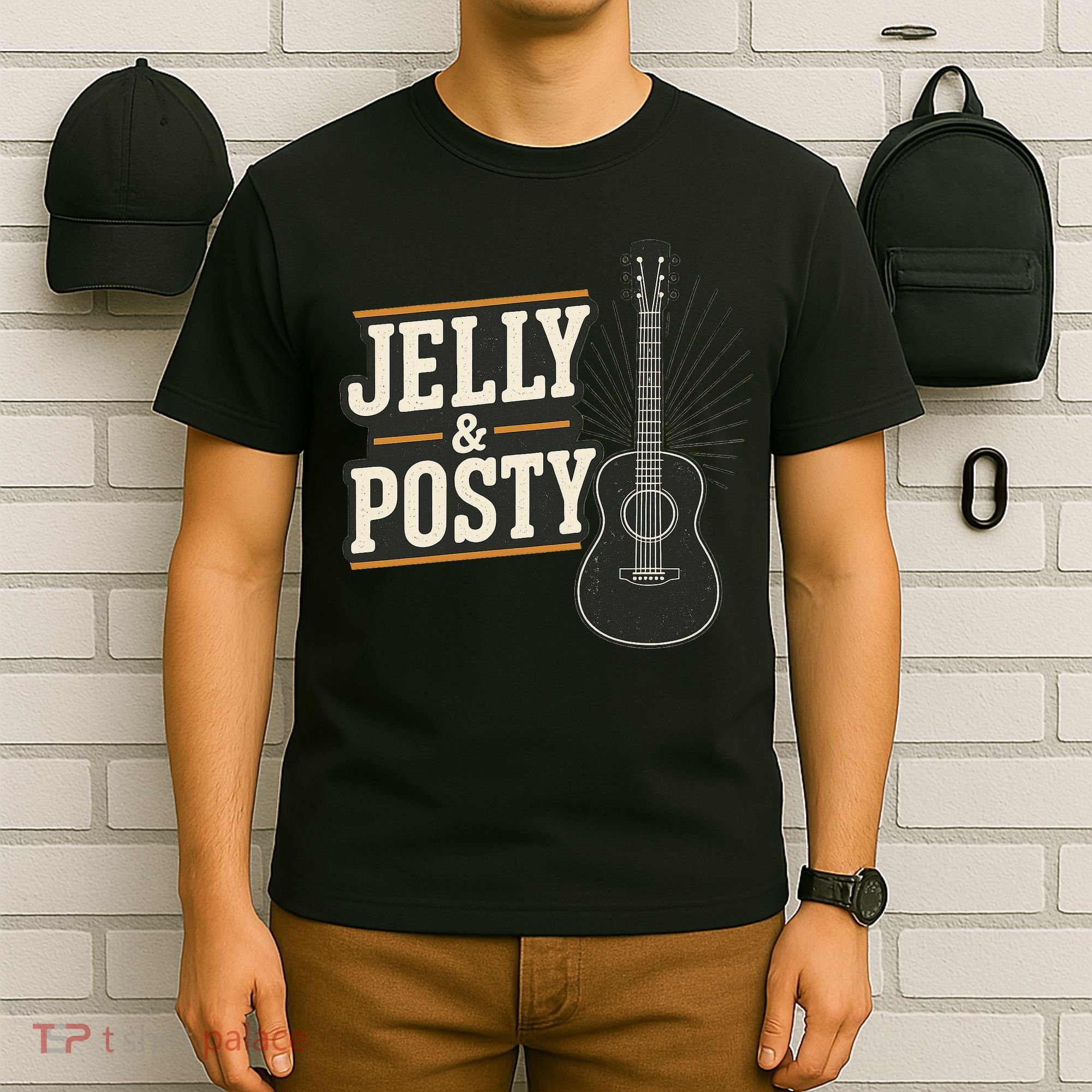 Jelly & Posty Guitar Music T-Shirt