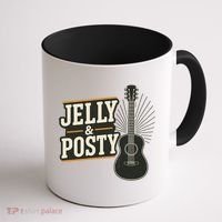 Jelly & Posty Guitar Music Coffee Mug thumb 1