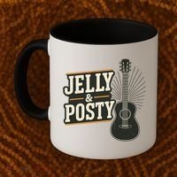 Jelly & Posty Guitar Music Coffee Mug thumb 2
