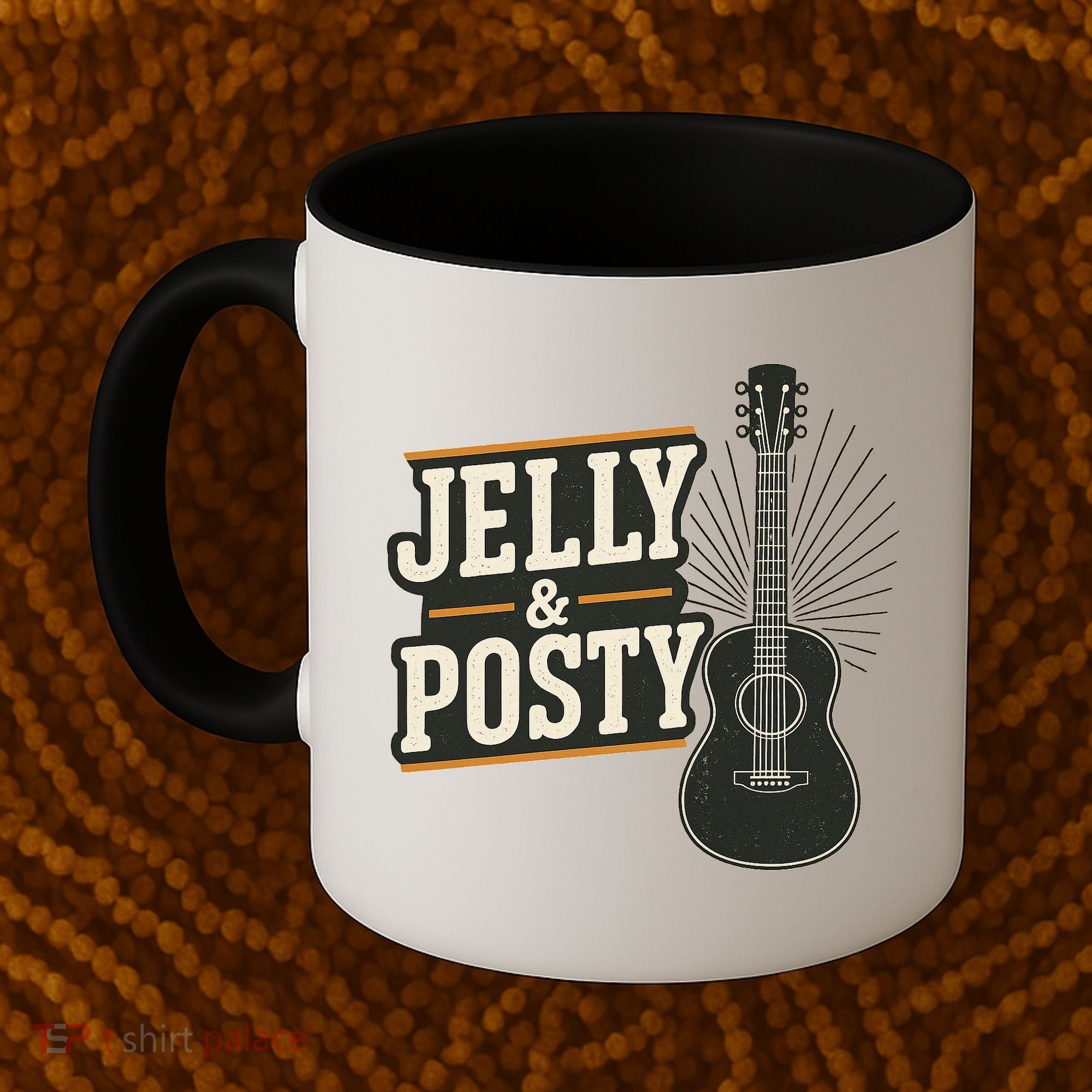 Jelly & Posty Guitar Music Coffee Mug