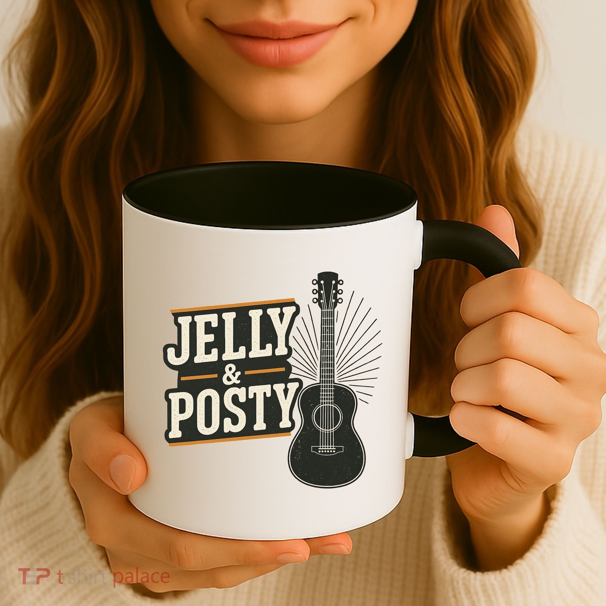 Jelly & Posty Guitar Music Coffee Mug