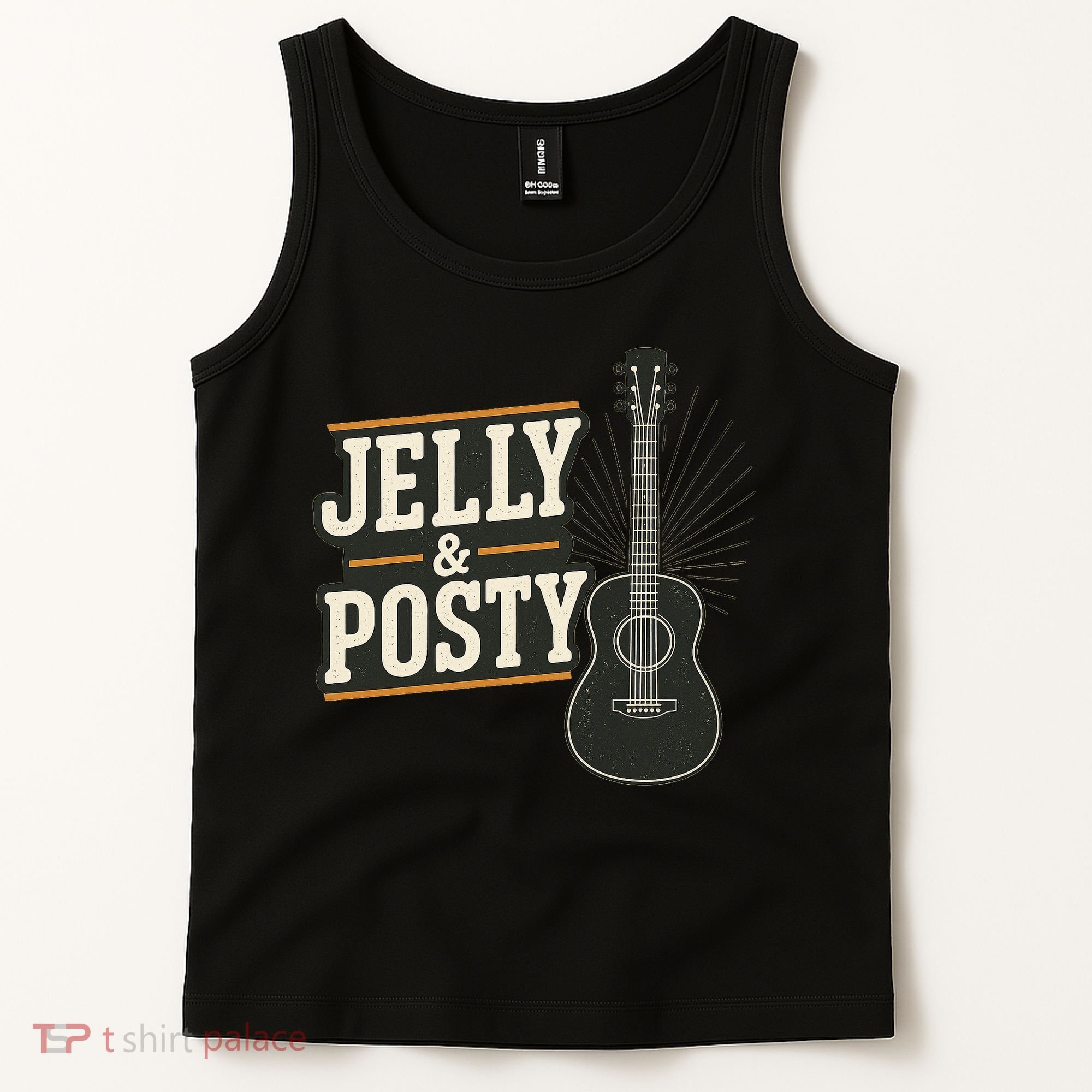 Jelly & Posty Guitar Music Tank Top