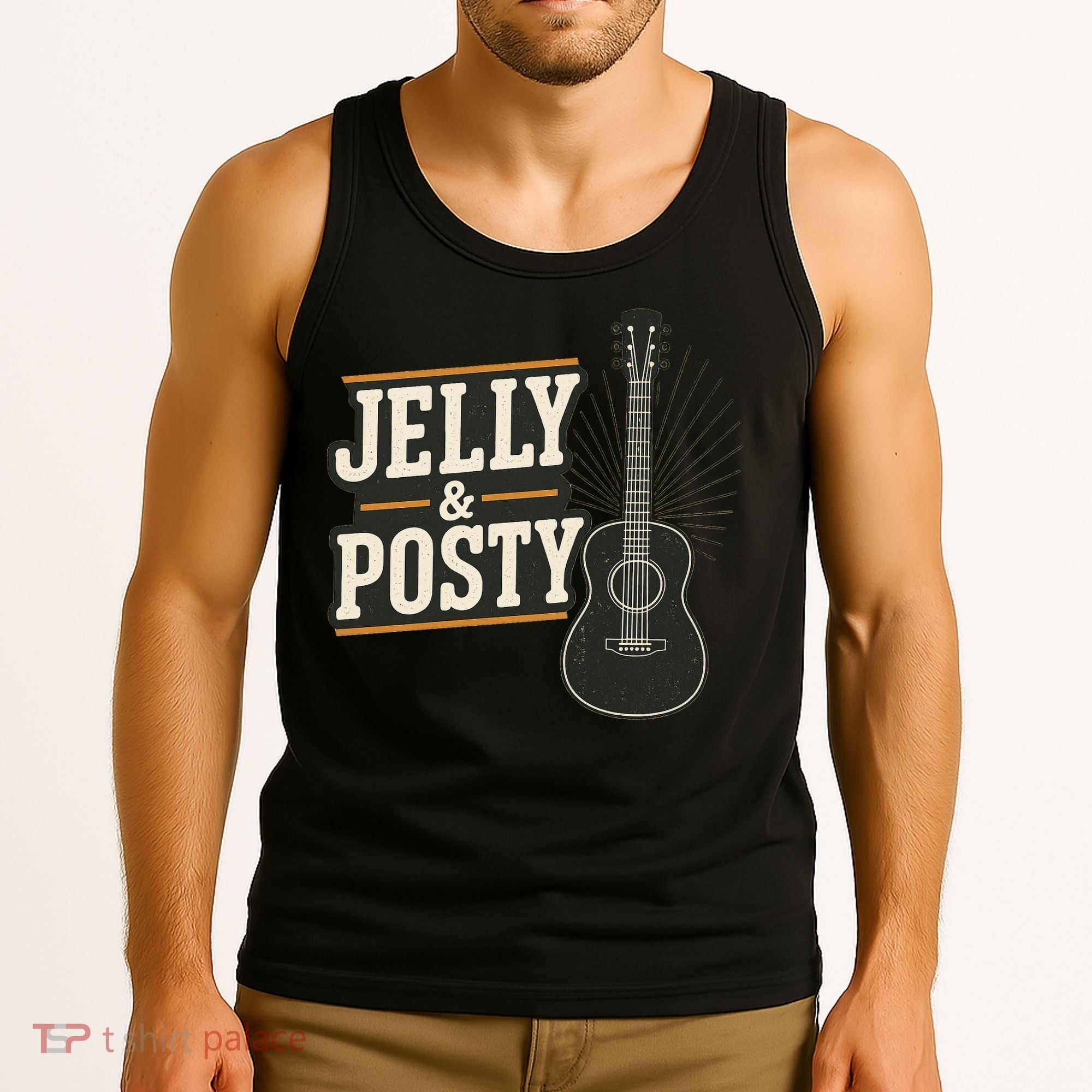 Jelly & Posty Guitar Music Tank Top