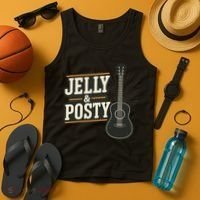 Jelly & Posty Guitar Music Tank Top thumb 4
