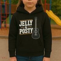 Jelly & Posty Guitar Music Kids Hoodie thumb 3
