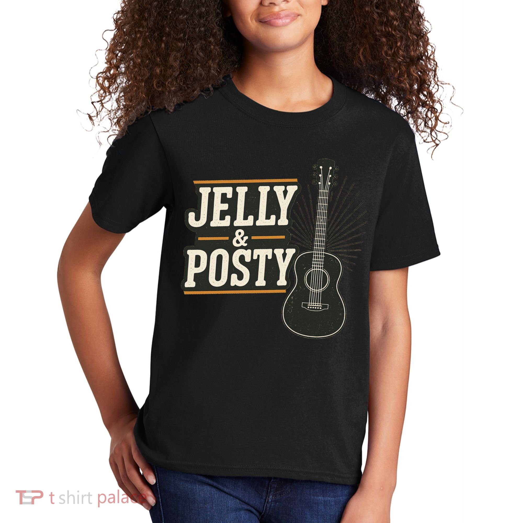 Jelly & Posty Guitar Music Kids T-Shirt